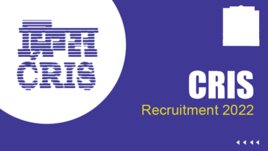 CRIS Recruitment 2022