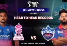 Rajasthan Royals vs Delhi Capitals, 58th Match