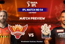 Sunrisers Hyderabad (SRH) vs Royal Challengers Bangalore (RCB), 54th Match