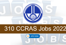 CCRAS Recruitment 2022