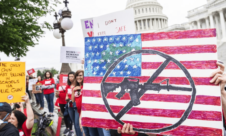 According to federal data, school shootings in the US reached a 20-year high in 2021 (1)
