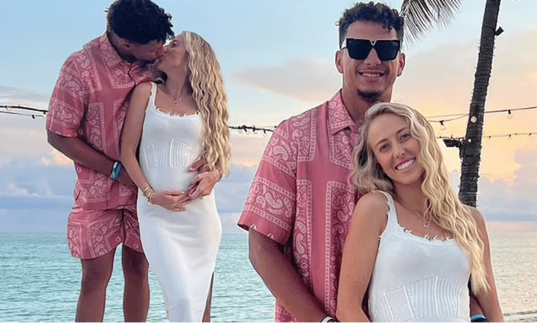 Brittany Mahomes' wife baby bump revealed!