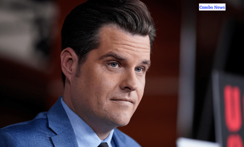 After Matt Gaetz's remark about 'odious women,' a sex trafficking investigation is mentioned.