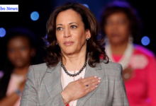 After visiting the massacre scene, Kamala Harris asserts that the United States must take action to reduce gun violence.