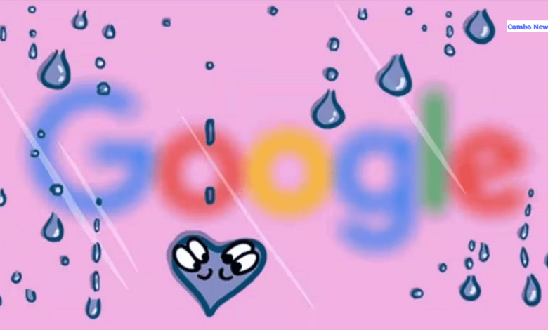 Google Doodle 2023's celebration of February 14 features a sweet animation of raindrops coming together to form a heart
